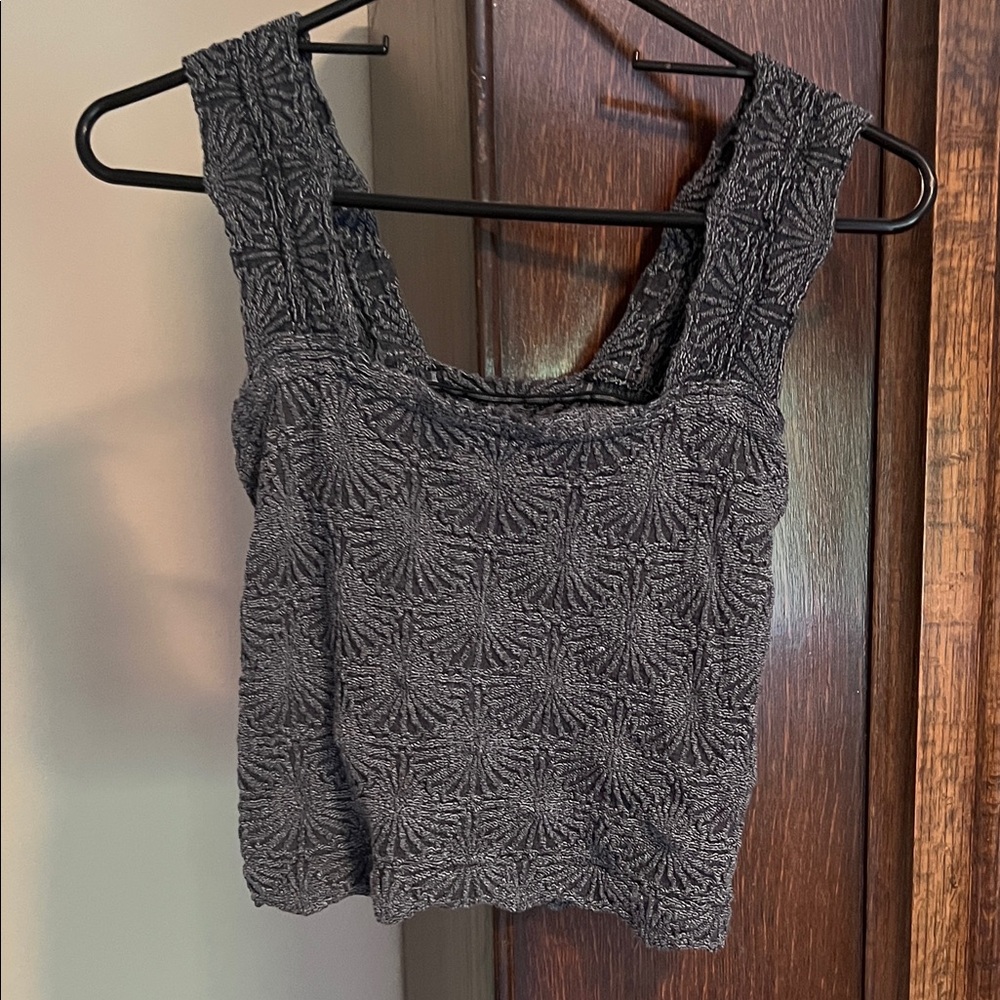 Free People love letter cami xs/s black